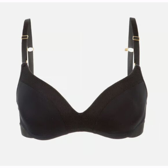 NWT Lively Demi Wireless Push-Up Bra 36D Black - Picture 2 of 4